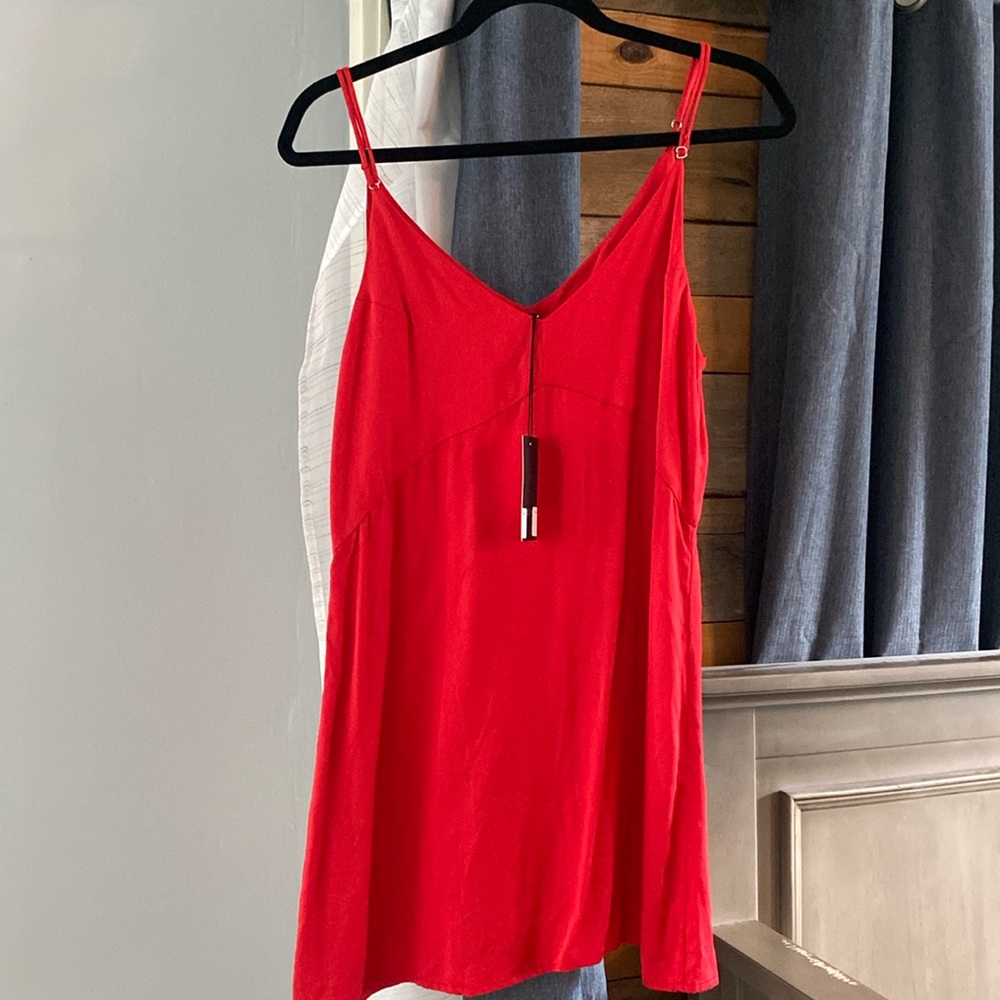 Red indah mini dress